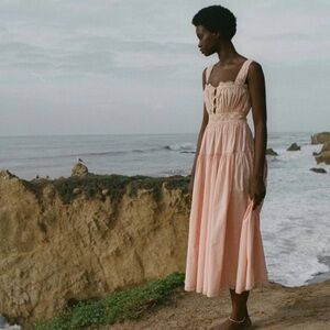 Doen Augustine Cotton Dress in coral sands